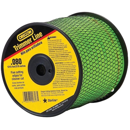 Trimmer Line, 008 In Dia, 1215 Ft L, CoPolymer